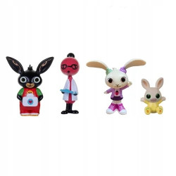 Bing 4 Figurki: Bing Molly Coco Charlie