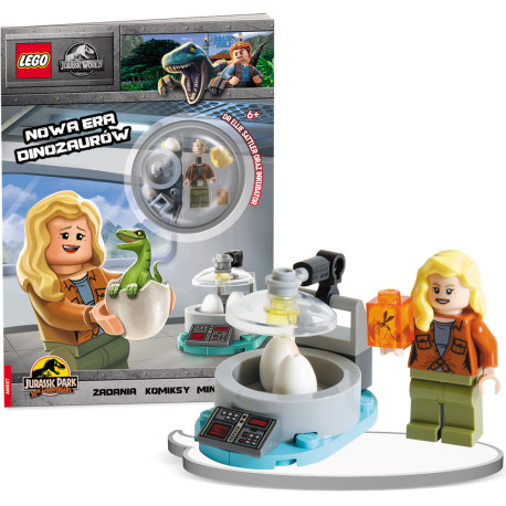 LEGO JURASSIC WORLD NOWA ERA DINOZAURÓW + Figurka Dr. Ellie Sattler 