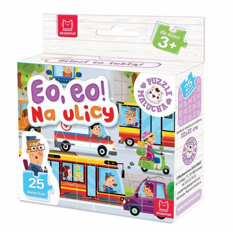 EO, EO! NA ULICY PUZZLE MALUCHA 25 ELEMENTÓW 