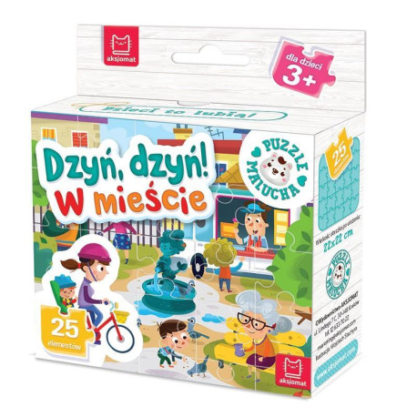 DZYŃ DZYŃ! W MIEŚCIE PUZZLE MALUCHA 25 ELEMENTÓW 3+