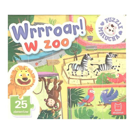 WRRROAR! W ZOO PUZZLE MALUCHA 3+ 25 ELEMENTÓW 