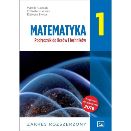 MATEMATYKA 1 PODRĘCZNIK ZAKRES ROZSZERZONY DO LICEÓW I TECHNIKÓW