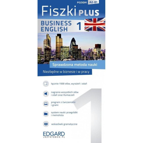 ANGIELSKI BUSINESS ENGLISH 1 FISZKI PLUS