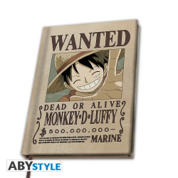 ONE PIECE - Notatnik A5 „Wanted Luffy”