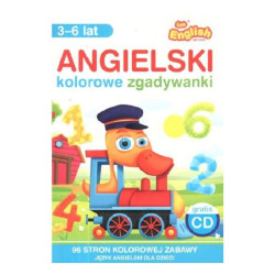 LEO ENGLISH ANGIELSKI KOLOROWE ZGADYWANKI 3-6 LAT + CD