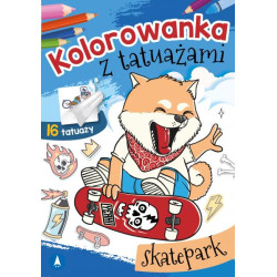 SKATEPARK. KOLOROWANKA Z TATUAŻAMI