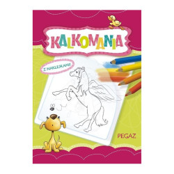 KALKOMANIA Z NAKLEJKAMI. PEGAZ Krassowska Dorota