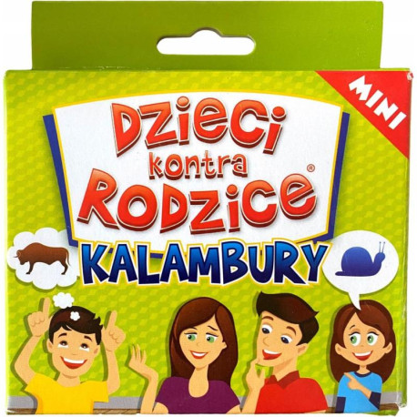 KALAMBURY GRA RODZINNA DZIECI KONTRA RODZICE 6+