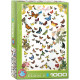 Puzzle 1000 el. Motyle Eurographics