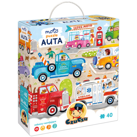 PUZZLE MOTO AUTA CZUCZU