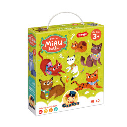 CzuCzu. Puzzle 40 el. Miau Kotki 3+