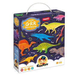 PUZZLE 60 GRR DINOZAURY CZUCZU