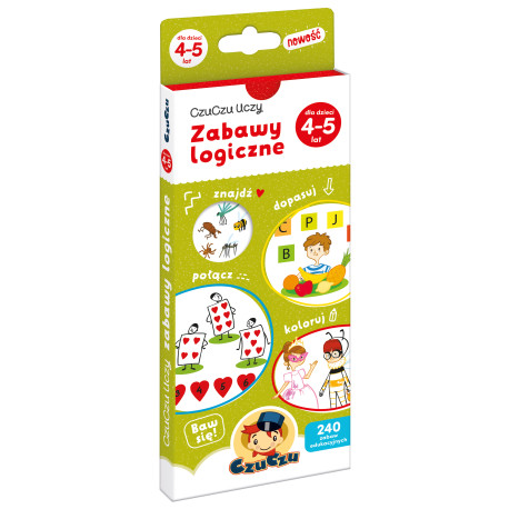 ZABAWY LOGICZNE 4-5 LAT CZUCZU