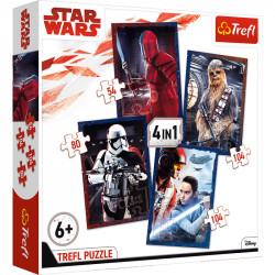 STAR WARS GOTOWI DO STARCIA 342 ELEMENTY PUZZLE 4 W 1 6+  OUTLET