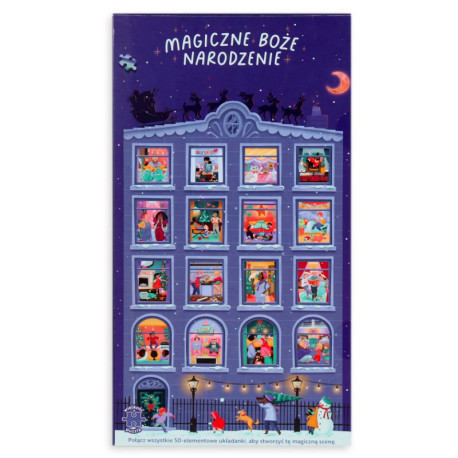 KALENDARZ ADWENTOWY PUZZLE MAGICZNE BOŻE NARODZENIE 12+ OUTLET