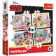 PUZZLE 4W1 (12,15,20,24) MINNIE Z PRZYJACIÓŁMI 34355 Outlet