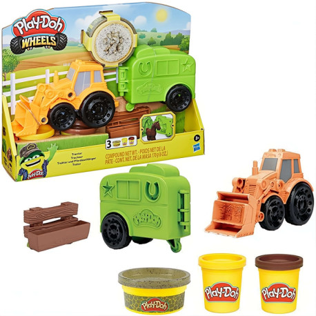 PLAY-DOH CIASTOLINA WHEELS TRAKTOR 3+ OUTLET