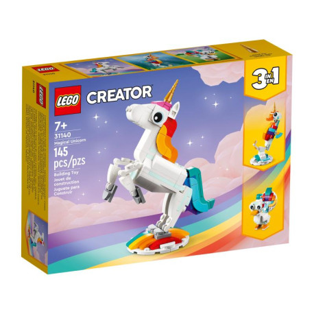 MAGICZNY JEDNOROŻEC LEGO CREATOR 3W1 31140 OUTLET