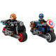 MOTOCYKLE CZARNEj WDOWY I KAPITANA AMERYKI LEGO MARVEL 76260 OUTLET