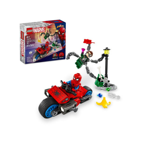 POŚCIG NA MOTOCYKLU  SPIDER MAN VS DOC OCK 76275 OUTLET