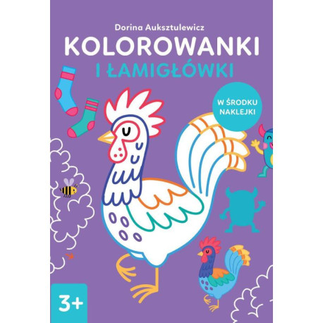 KOLOROWANKI I ŁAMIGŁÓWKI 3+