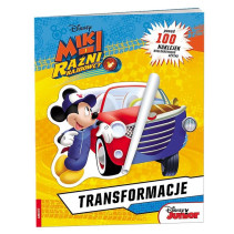 DISNEY MIKI I RAŹNI RAJDOWCY. TRANSFORMACJE. KSIĄŻECZKA Z NAKLEJKAMI DISNEY MIKI I RAŹNI RAJDOWCY. TRANSFORMACJE. KSIĄŻECZKA Z NAKLEJKAMI