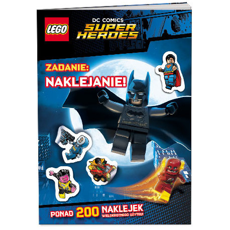 Lego DC comics zadanie naklejanie LAS-450