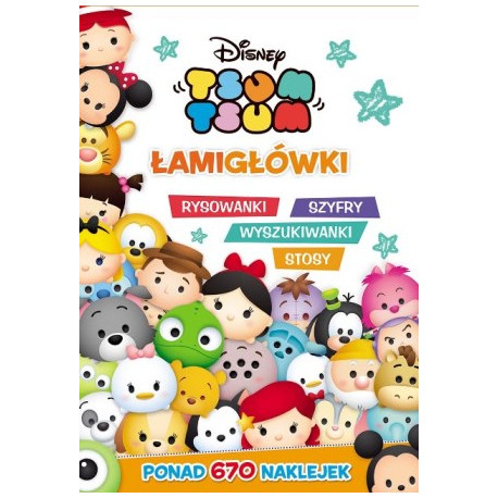 TSUM TSUM ŁAMIGŁÓWKI RYSOWANKI SZYFRY WYSZUKIWANKI STOSY