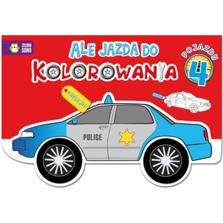 ALE JAZDA DO KOLOROWANIA POJAZDY 4+