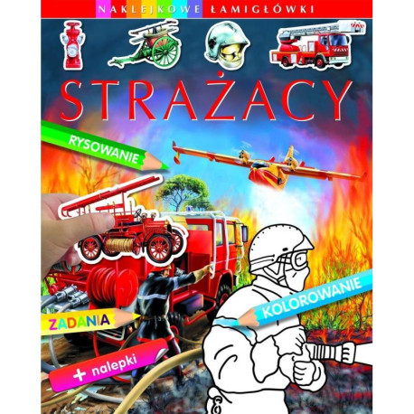 STRAŻACY NAKLEJKOWE ŁAMIGŁÓWKI 5+