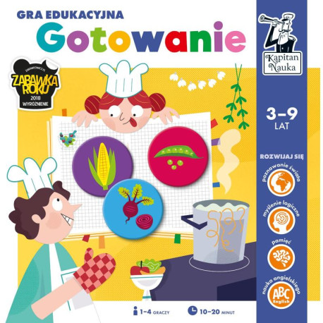 GOTOWANIE GRA EDUKACYJNA KAPITAN NAUKA 3-9 LAT  OUTLET