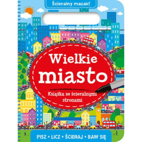 WIELKIE MIASTO. KSIĄŻKA ZE ŚCIERALNYMI STRONAMI