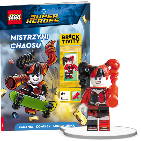 LEGO DC COMICS SUPER HEROES MISTRZYNI CHAOSU + FIGURKA HARLEY QUINN