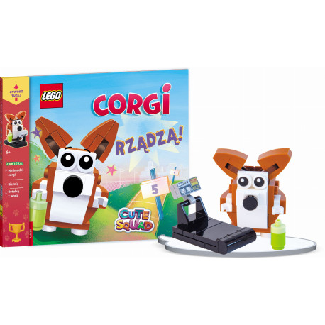 LEGO BOOKS CORGI RZĄDZĄ!  + MINIMODEL CORGI