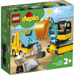 CIĘŻARÓWKA I KOPARKA LEGO DUPLO 10931 OUTLET ( uszkodzone opakowanie )