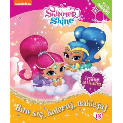 Shimmer and Shine baw się, koloruj, naklejaj 13