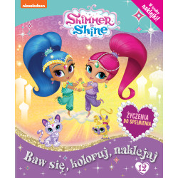 Shimmer and Shine baw się, koloruj, naklejaj 12