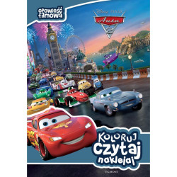 DISNEY AUTA. OPOWIEŚĆ FILMOWA. KOLORUJ, CZYTAJ, NAKLEJAJ