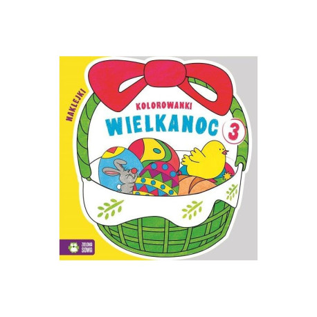 WIELKANOC KOLOROWANKA Z NAKLEJKAMI 4+