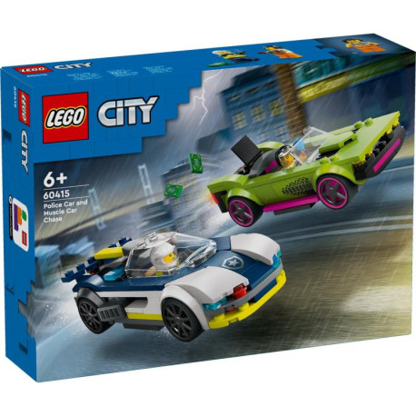 POŚCIG RADIOWOZU ZA MUSCLE CAREM LEGO CITY 60415 OUTLET