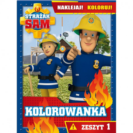 STRAŻAK SAM KOLOROWANKA 1