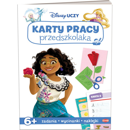 DISNEY UCZY KARTY PRACY PRZEDSZKOLAKA 6-LATKI MIX UKP-9303