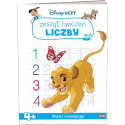 Disney uczy. Zeszyt ćwiczeń. Liczby Piszę i rozwiązuję 4+