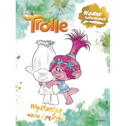 TROLLE WODNE KOLOROWANIE WYSTARCZĄ WODA I PĘDZEL