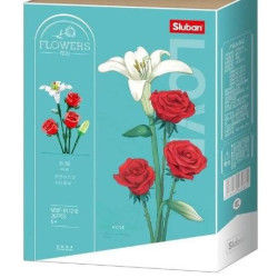 Klocki Sluban Kwiaty 267el Róże 192955 Gazelo OUTLET