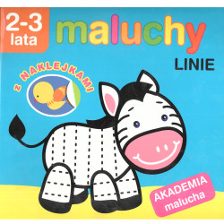 MALUCHY LINIE Z NAKLEJKAMI 2-3 LATA