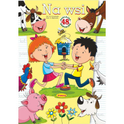 NA WSI. KOLOROWANKA Z NAKLEJKAMI