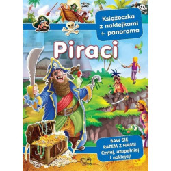 PIRACI. KSIĄŻECZKA Z NAKLEJKAMI + PANORAMA