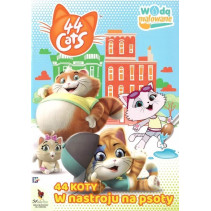 W NASTROJU NA PSOTY. 44 CATS. WODĄ MALOWANE Malowanka wodna W NASTROJU NA PSOTY. 44 CATS. WODĄ MALOWANE Malowanka wodna