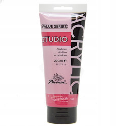 Farba akrylowa Phoenix STUDIO 200ml QUINACRIDONE Rose Light 333